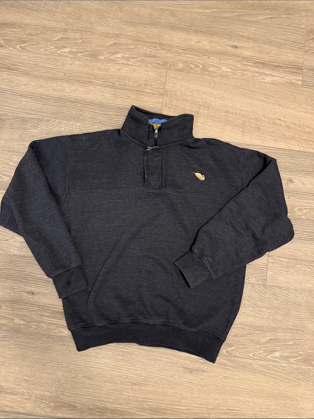 Men's Mack’s Prairie Wings Dark Charcoal Quarter-Zip